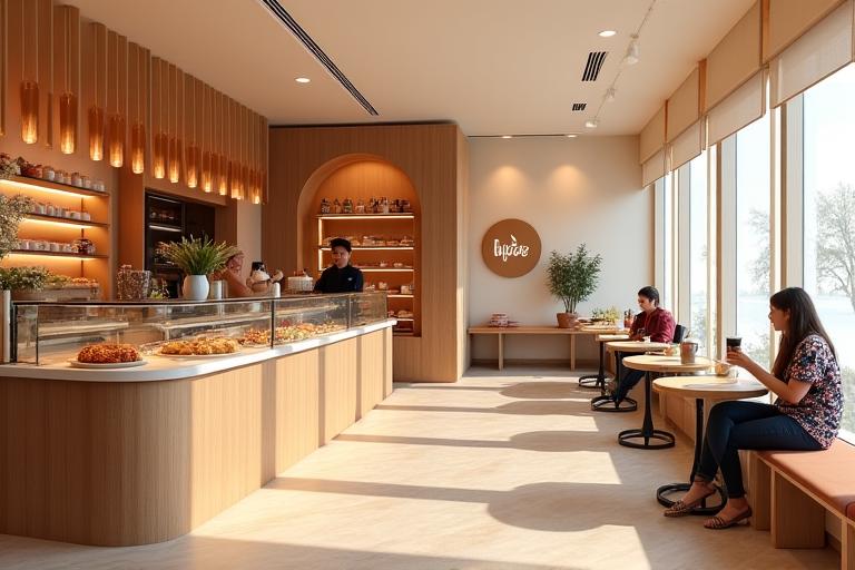 나래 베이커리 내부 - 아늑한 공간